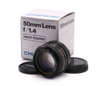 Chinon Auto 50mm f/1.4 Multi-Coated в упаковке