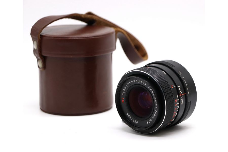 Flektogon 2.4/35 MC Carl Zeiss Jena DDR в тубусе