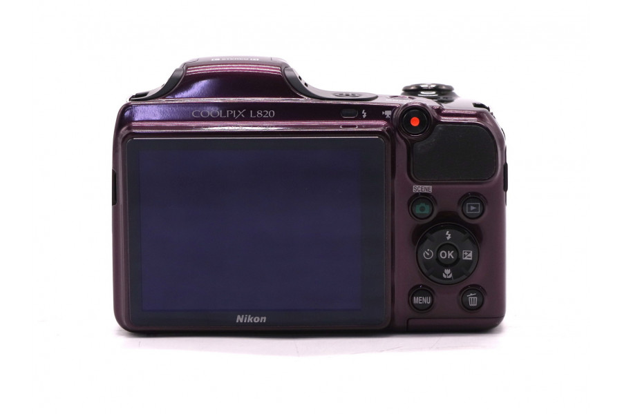 Компактная камера Nikon Coolpix L820 фиолетовый