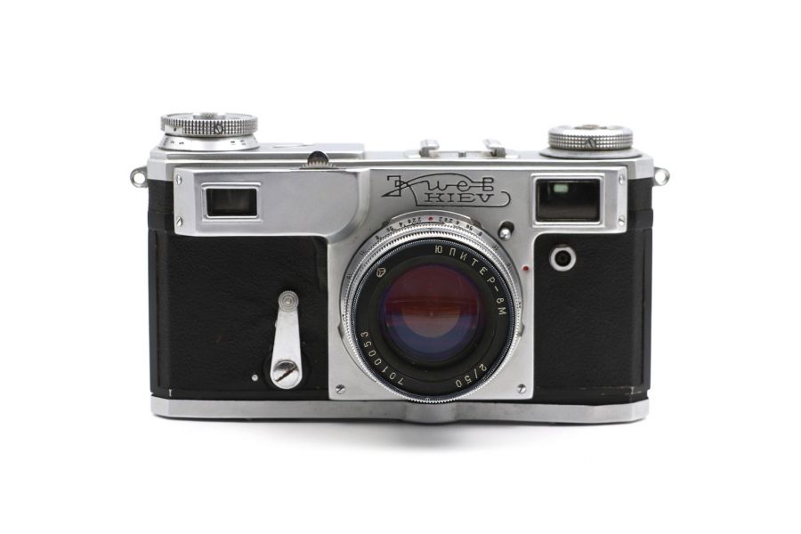 Советский фотоаппарат Киев 4А с Юпитер-8М (СССР, 1970)