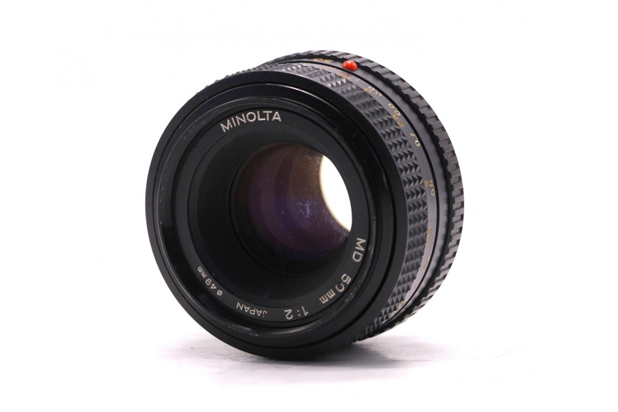 Светосильный объектив Minolta MD 50mm f/2