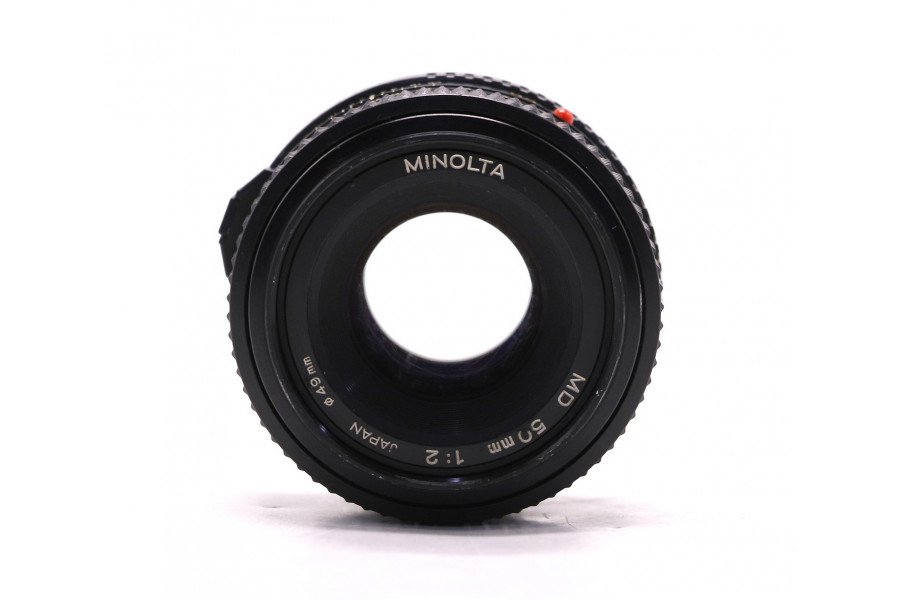 Светосильный объектив Minolta MD 50mm f/2