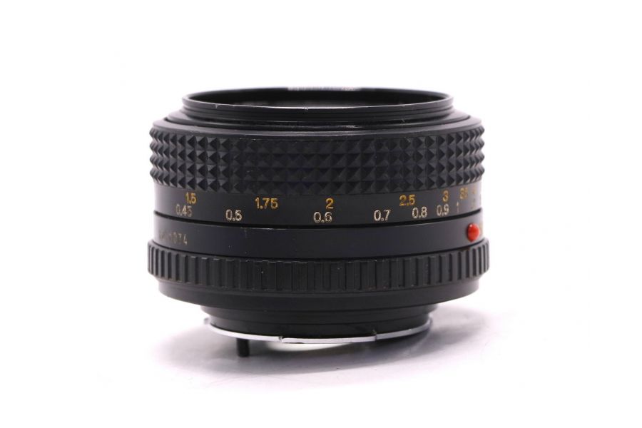 Светосильный объектив Minolta MD 50mm f/2