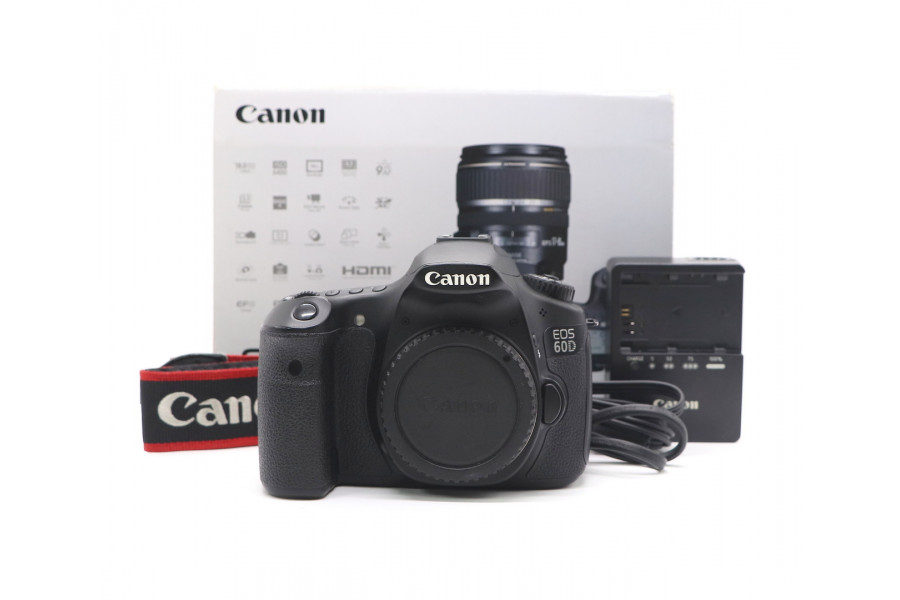 Canon EOS 60D body в упаковке (пробег 23070 кадров)