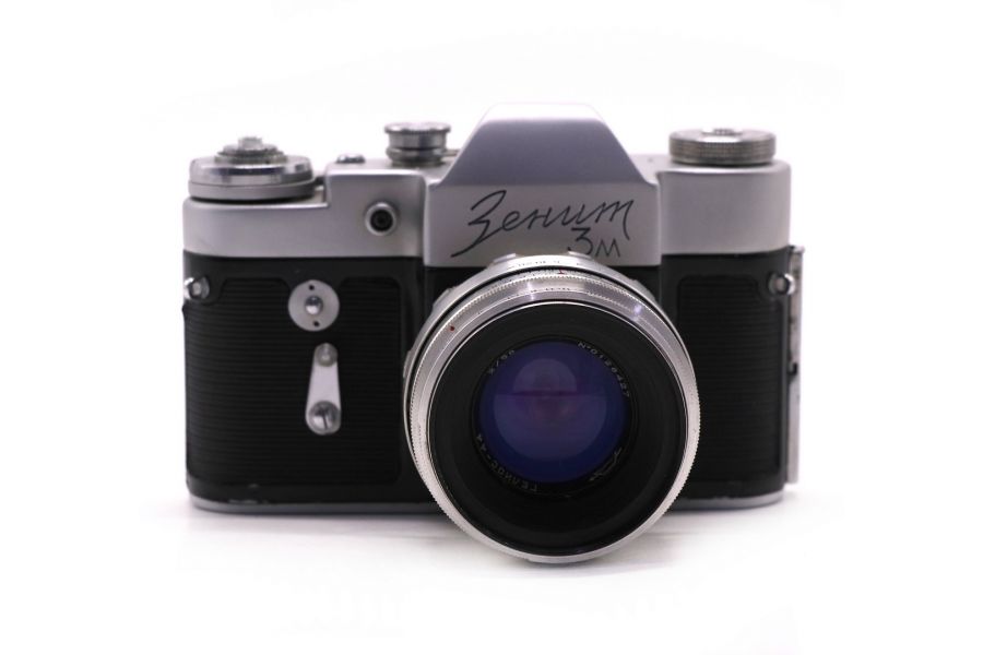 Камера Зенит 3М + Гелиос-44 13 лепестков silver kit