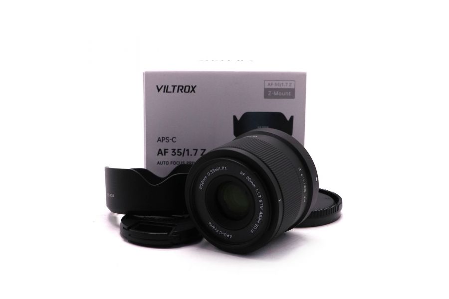 Объектив Viltrox AF 35mm f/1.7 для Nikon Z в упаковке