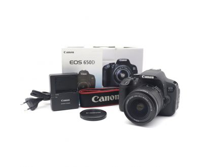 Canon EOS 650D kit в упаковке (пробег 21410 кадров)