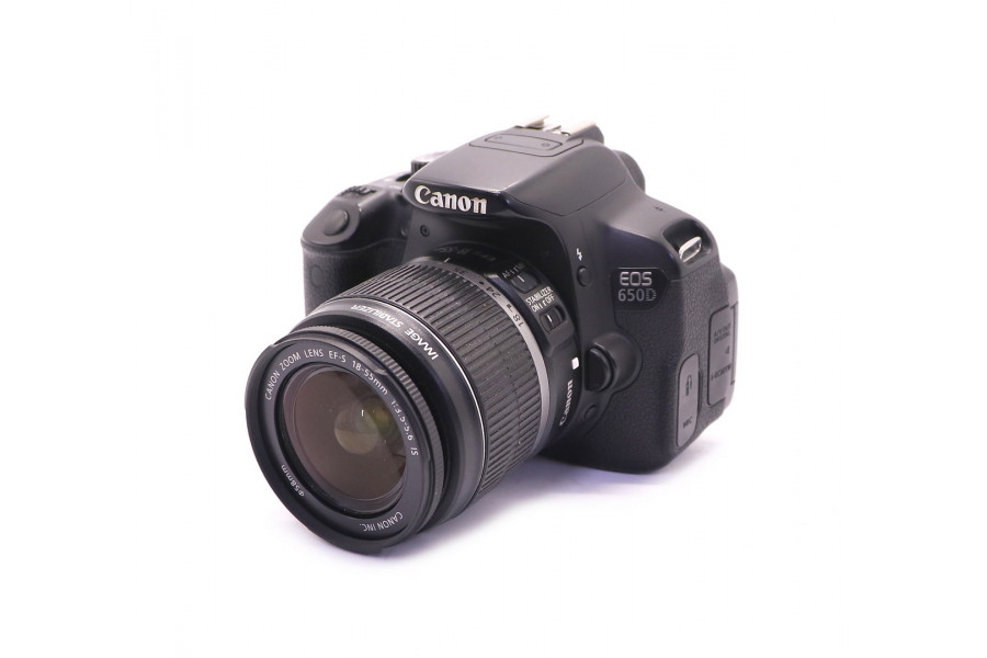 Canon EOS 650D kit в упаковке (пробег 23460 кадров)