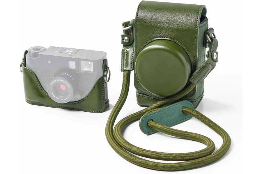 Кожаный чехол SmallRig 5220 для Fujifilm X half Зеленый
