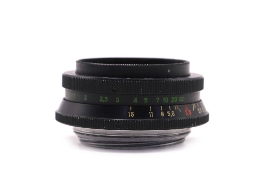Объектив Индустар-50-2 3.5/50 на М39 (СССР, 1977)