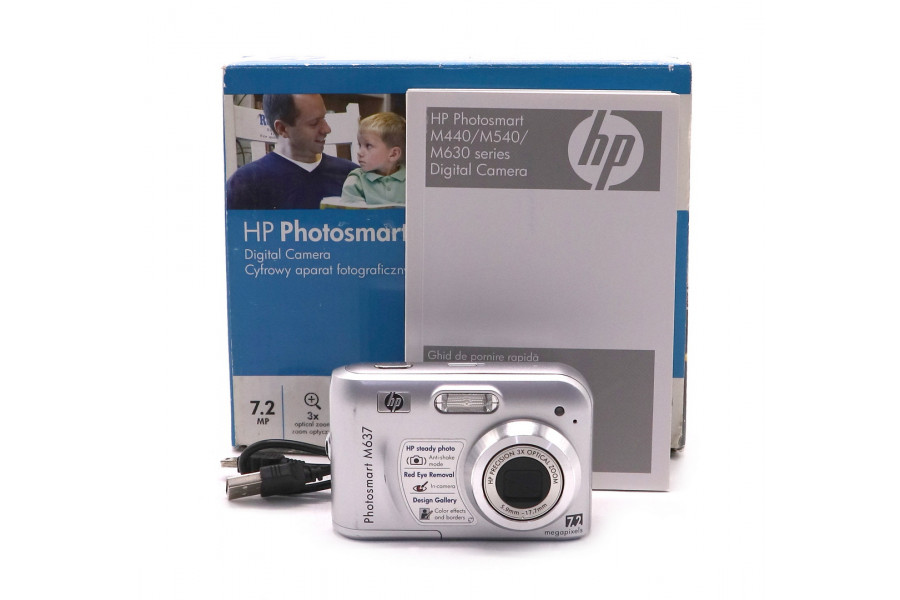 Фотоаппарат HP Photosmart M637 в упаковке