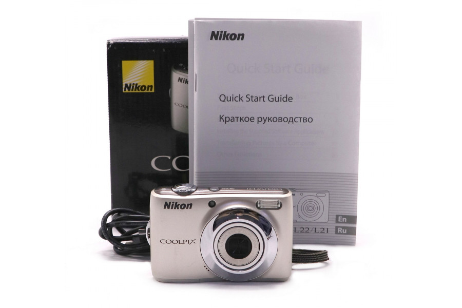 Фотоаппарат Nikon Coolpix L21 в упаковке