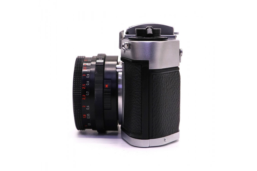 Exa 1b + Tessar 2.8/50 aus JENA DDR в упаковке