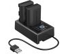 Зарядное устройство + 2 аккумулятора LP-E6P SmallRig 5409