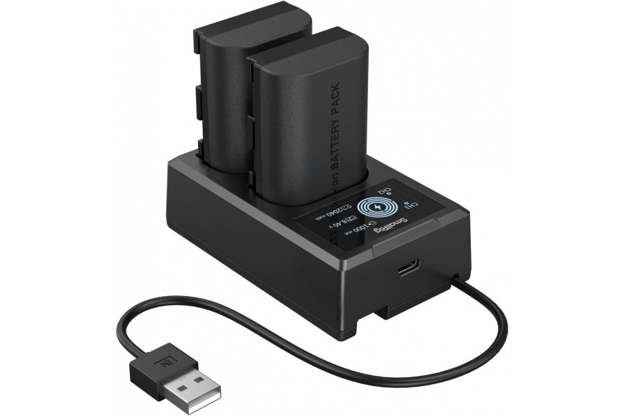 Зарядное устройство + 2 аккумулятора LP-E6P SmallRig 5409