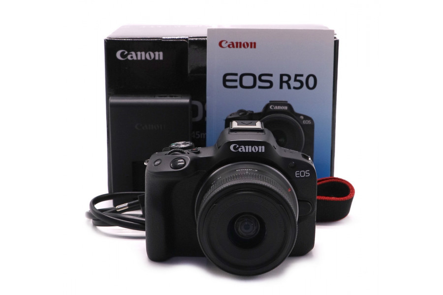 Фотоаппарат Canon EOS R50 kit в упаковке