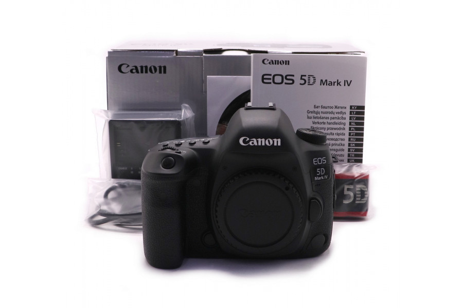 Canon EOS 5D Mark IV body в упаковке (пробег 5 кадров)