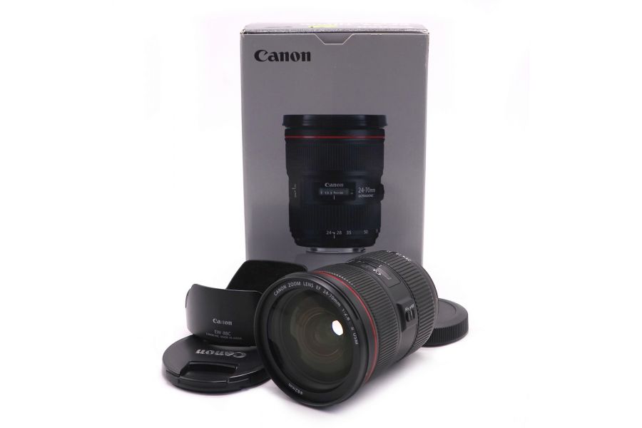 Объектив Canon EF 24-70mm f/2.8 L II USM в упаковке