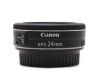 Компактный Canon EF-S 24mm f/2.8 STM в упаковке