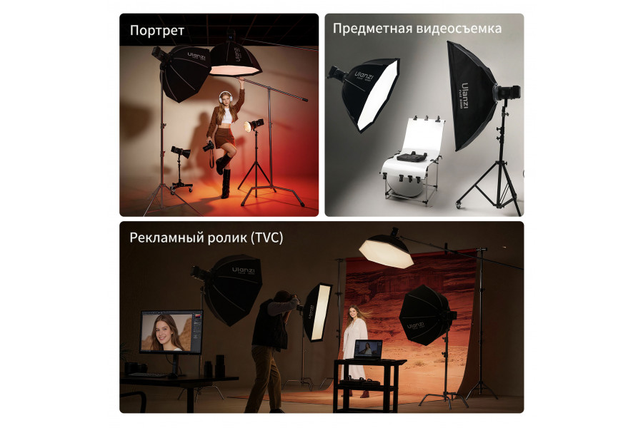 Софтбокс Ulanzi FOLD QS80: компактный и удобный для студии