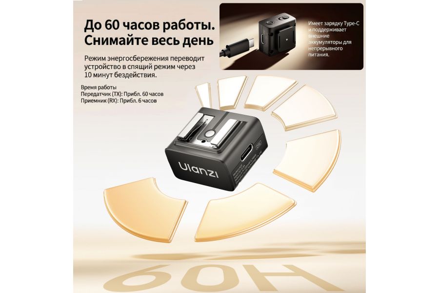 Радиосинхронизатор (триггер) Ulanzi LA10 Mini Flash Trigger