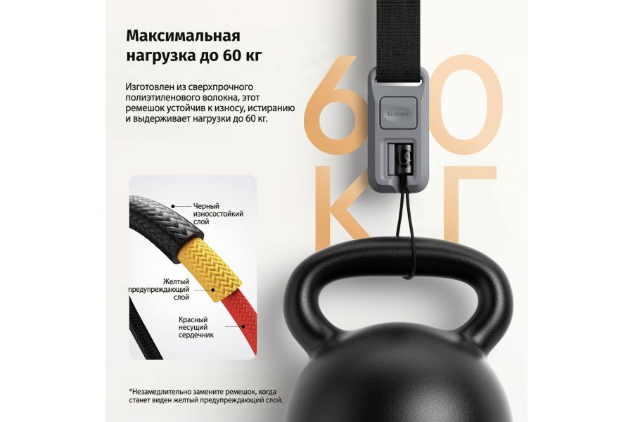 Ремень Ulanzi CSS2 Нагрузка до 60 кг (черный)