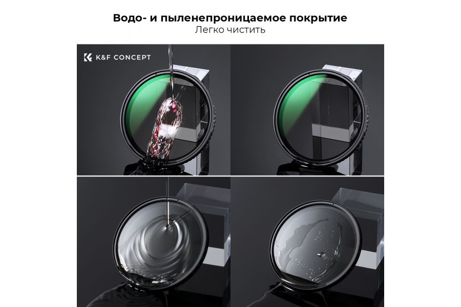 Светофильтр K&F Concept 77 мм Nano-X ND8-ND128