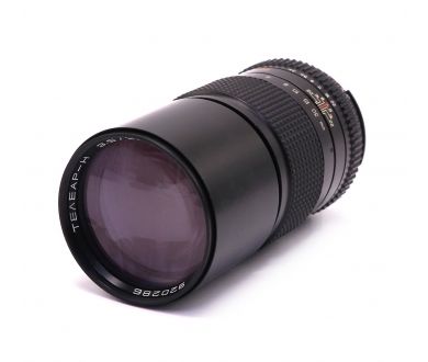 Объектив мануальный Телеар-Н 3,5/200 М42 (СССР)