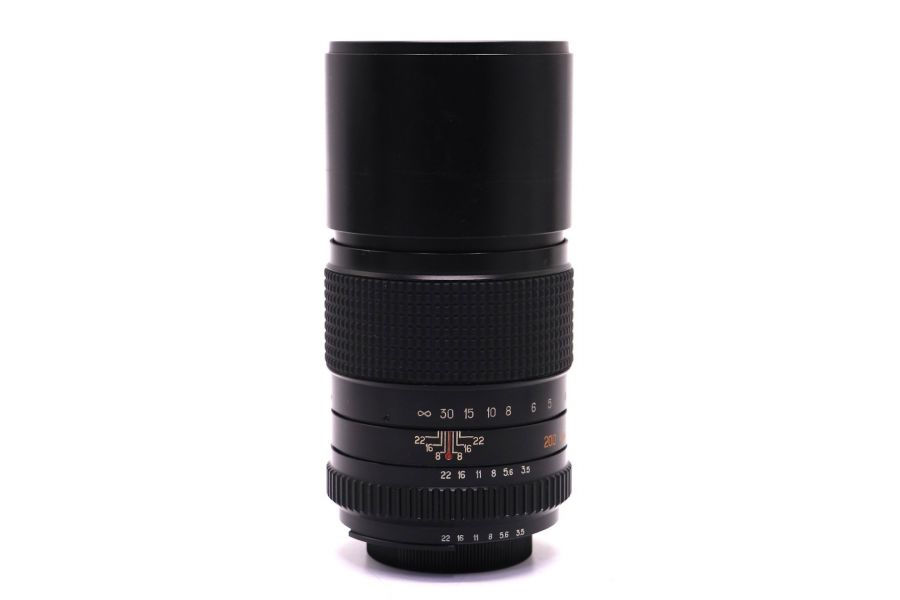 Объектив мануальный Телеар-Н 3,5/200 М42 (СССР)