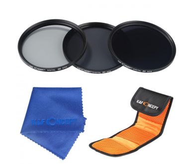 Комплект светофильтров K&F Concept ND2, ND4, ND8 40,5mm