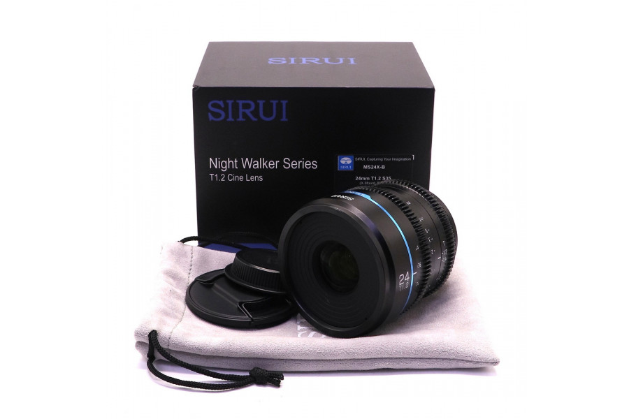 Sirui Nightwalker 24mm T1.2 S35 X-Mount в упаковке