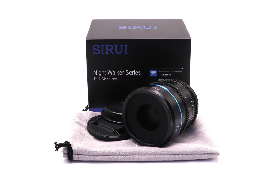 Sirui Nightwalker 35mm T1.2 S35 в упаковке