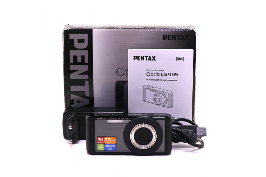 Цифровая фотокамера Pentax Optio LS465 в упаковке