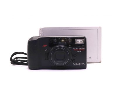 Плёночная камера Minolta Riva 100 AF Date в упаковке