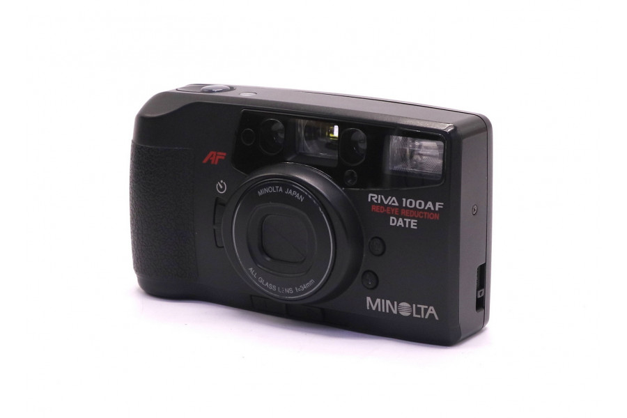 Плёночная камера Minolta Riva 100 AF Date в упаковке
