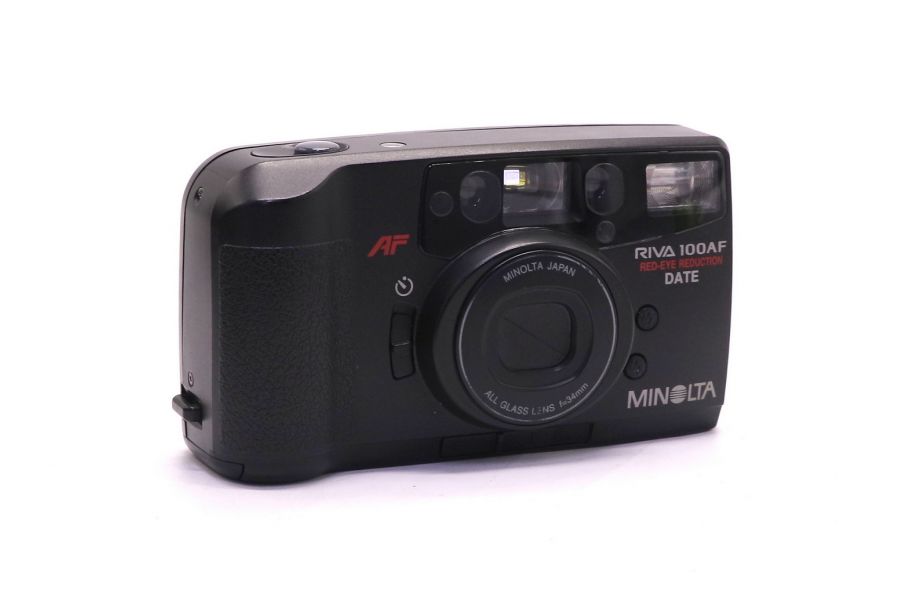 Плёночная камера Minolta Riva 100 AF Date в упаковке