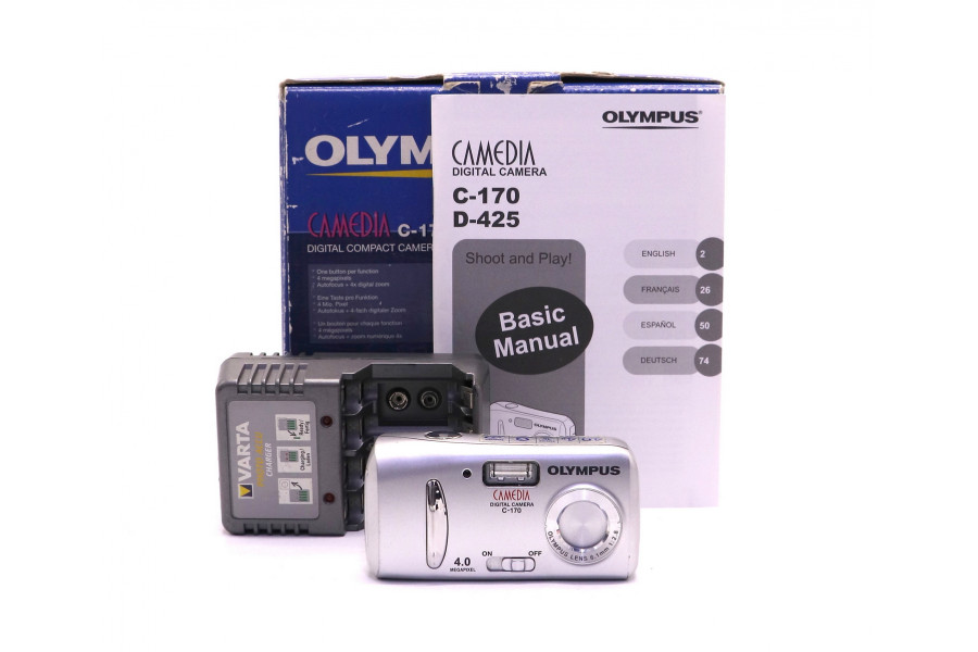 Цифровой фотоаппарат Olympus Camedia C-170 в упаковке
