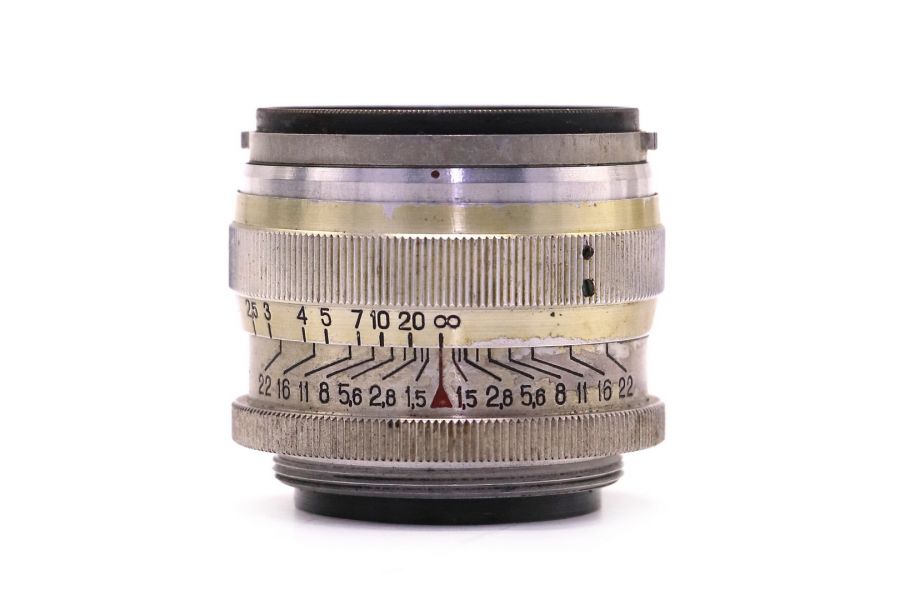 Юпитер-3 1.5/5см П silver М39 ранний 1950г