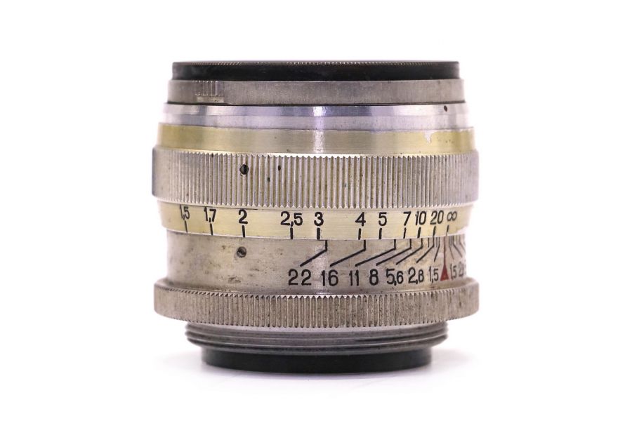 Юпитер-3 1.5/5см П silver М39 ранний 1950г