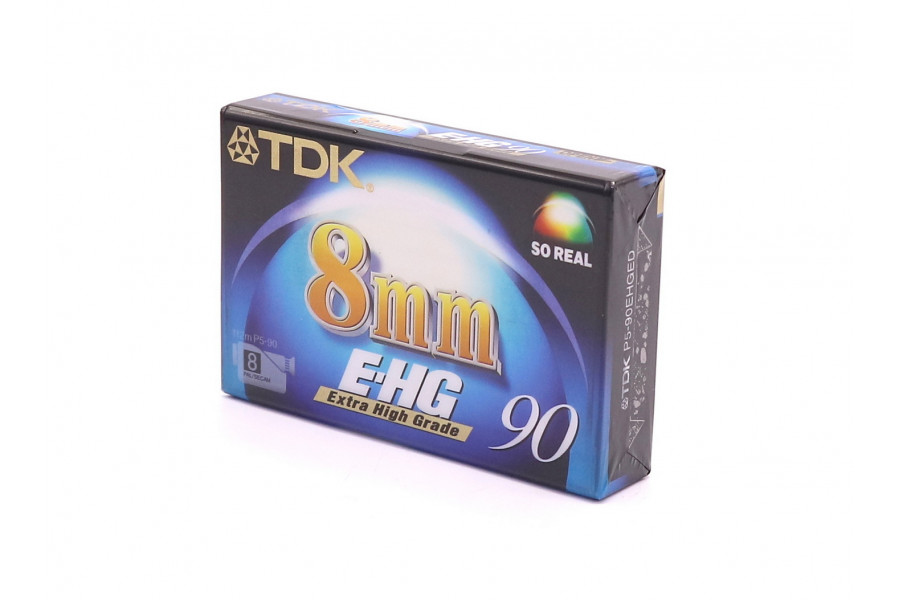 Видеокассета TDK 8mm E-HG 90 Extra High Grade