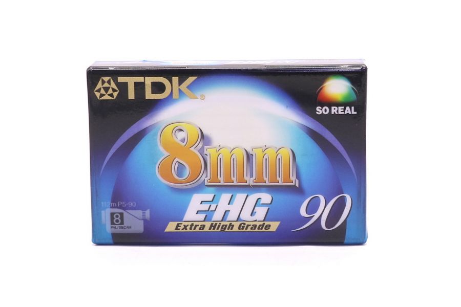 Видеокассета TDK 8mm E-HG 90 Extra High Grade