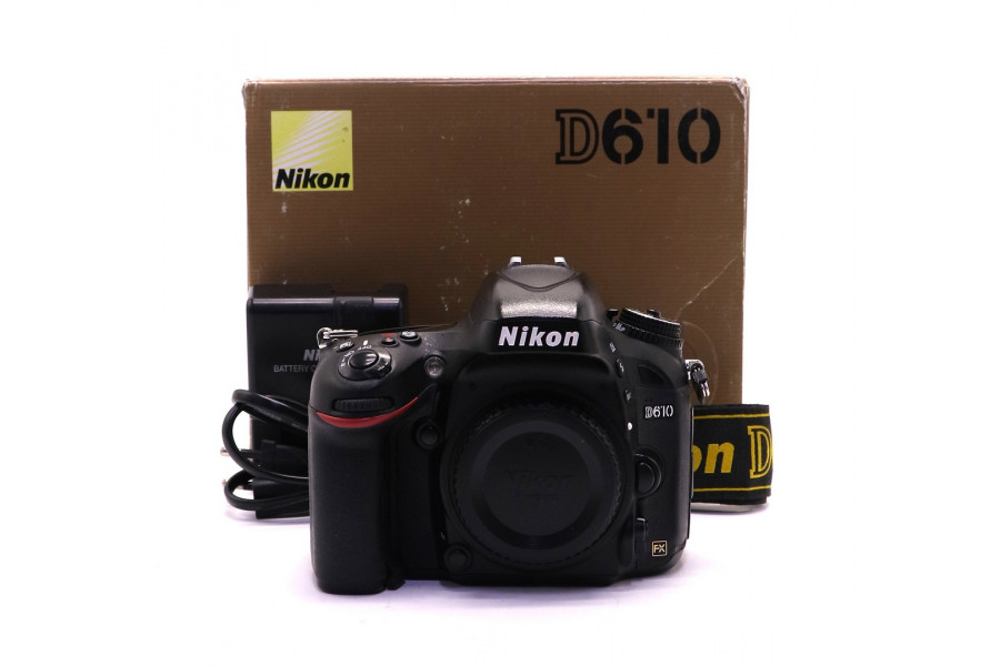 Nikon D610 body в упаковке (пробег 259000 кадров)