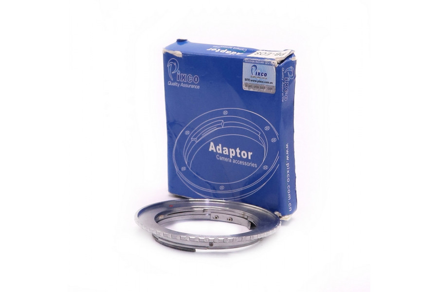 Переходник Praktica B (PB) - Canon EOS / EF с чипом в упаковке