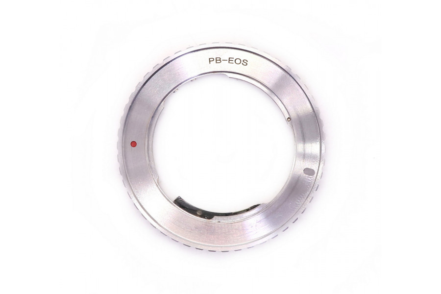 Переходник Praktica B (PB) - Canon EOS / EF с чипом в упаковке