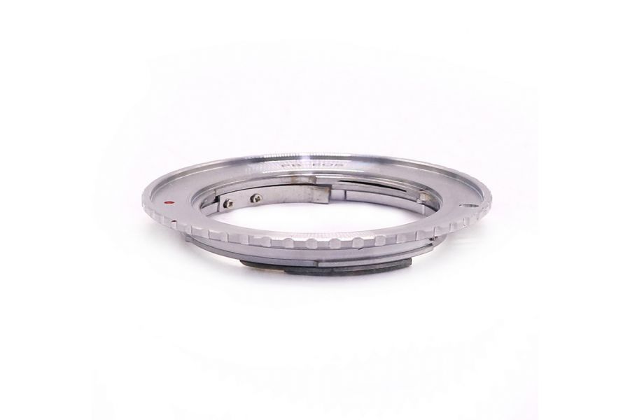 Переходник Praktica B (PB) - Canon EOS / EF с чипом в упаковке