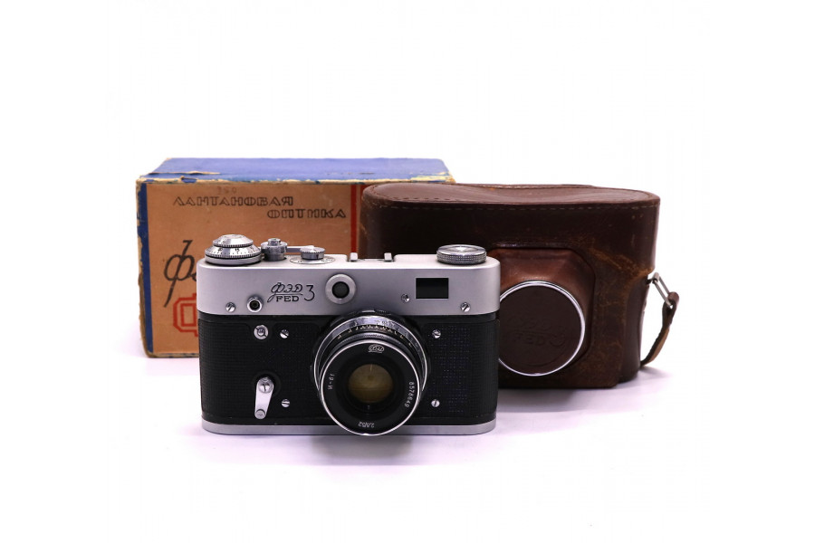 Фотоаппарат Фэд 3 + Индустар-61 в упаковке