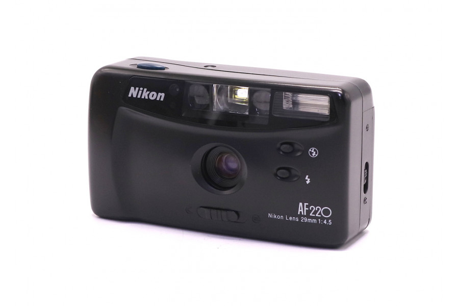 Компактная плёночная камера Nikon AF220 в упаковке