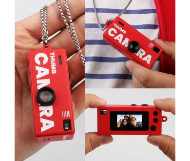 Ретро фотоппарат G6 Thumb camera 1080P HD Красный