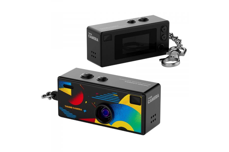 Ретро фотоппара G6 Thumb camera 1080P HD Черный