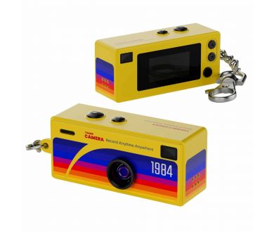 Ретро фотоппарат G6 Thumb camera 1080P HD Желтый
